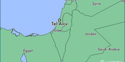 Kort over Tel Aviv verden